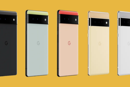 Six Smartphones Google Pixel 6