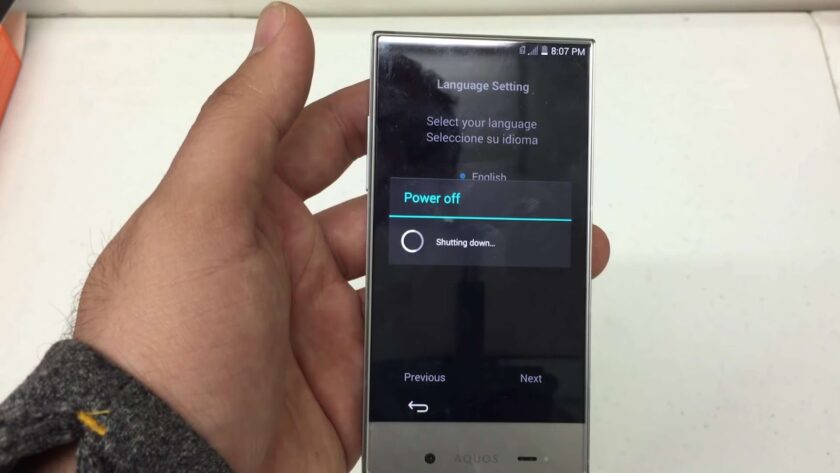 Process of sharp aquos crystal unlock